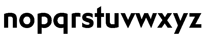 Adjunct Bold Font LOWERCASE