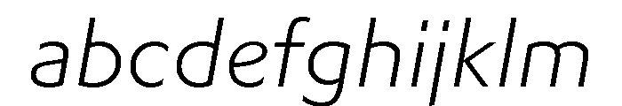 Adjunct Light Italic FONT