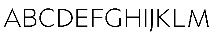 Adjunct Light Font UPPERCASE