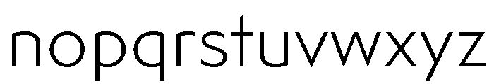 Adjunct Light Font LOWERCASE