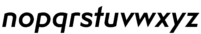 Adjunct Medium Italic Font LOWERCASE