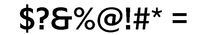 Adjunct Medium Font OTHER CHARS