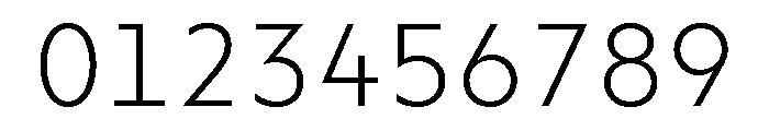 Adjunct Mono Light Font OTHER CHARS