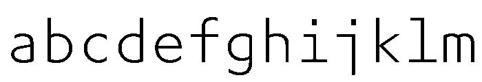 Adjunct Mono Light FONT