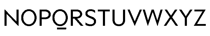Adjunct Regular Font UPPERCASE
