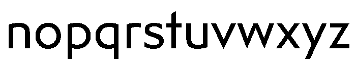 Adjunct Regular Font LOWERCASE