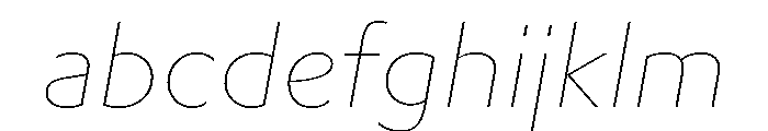 Adjunct Thin Italic FONT