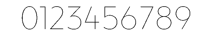 Adjunct Thin Font OTHER CHARS
