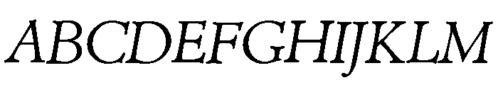 Administer Book Italic Font UPPERCASE