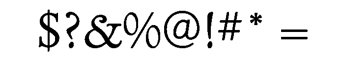 Administer Book Font OTHER CHARS
