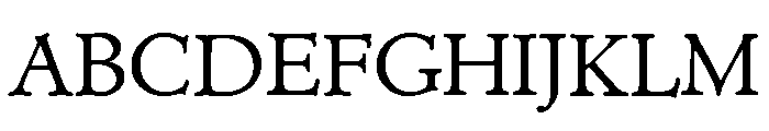 Administer Book Font UPPERCASE