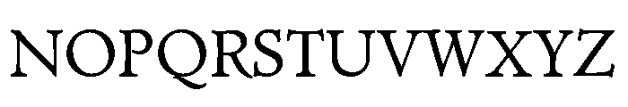 Administer Book Font UPPERCASE