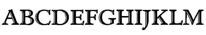 Administer Handtooled Font UPPERCASE