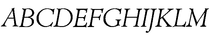 Administer Light Italic Font UPPERCASE
