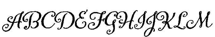 Adorn Bouquet Regular Font UPPERCASE