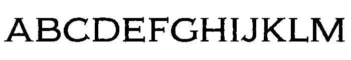 Adorn Copperplate Regular Font UPPERCASE