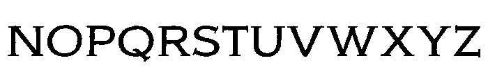 Adorn Copperplate Regular Font UPPERCASE