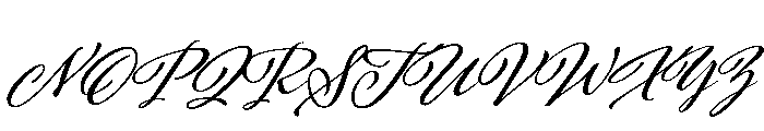 Adorn Coronet Smooth Font UPPERCASE