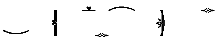 Adorn Design Elements Frames Font OTHER CHARS