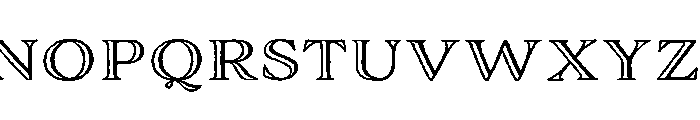 Adorn Engraved Expanded Font UPPERCASE