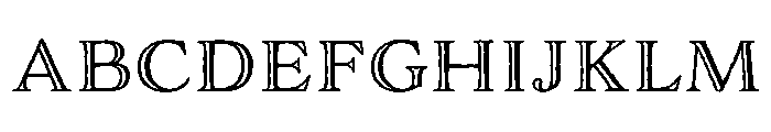 Adorn Engraved Regular Font UPPERCASE