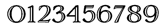 Adorn Engraved Smooth Font OTHER CHARS
