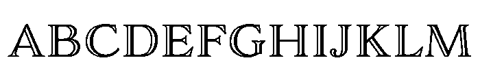 Adorn Engraved Smooth Font UPPERCASE