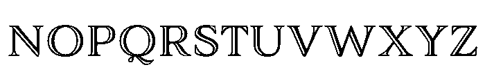 Adorn Engraved Smooth Font UPPERCASE