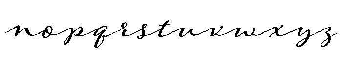 Adorn Garland Regular Font LOWERCASE