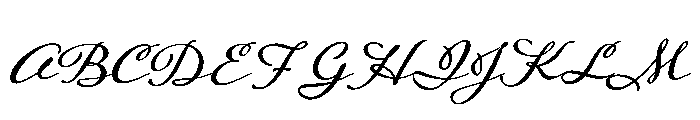Adorn Garland Smooth Font UPPERCASE