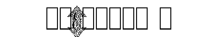 Adorn Monogram Trio Smooth Font OTHER CHARS