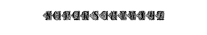 Adorn Monogram Trio Font LOWERCASE