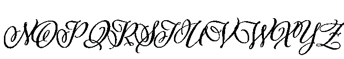 Adorn Pomander Bold Font UPPERCASE