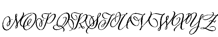 Adorn Pomander Regular Smooth Font UPPERCASE