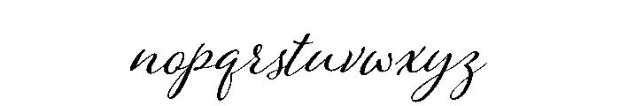 Adorn Pomander Regular Smooth Font LOWERCASE