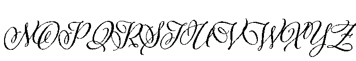 Adorn Pomander Regular Font UPPERCASE