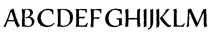 Adorn Roman Regular Font UPPERCASE