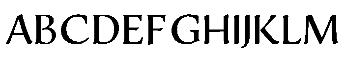 Adorn Roman Smooth Font UPPERCASE