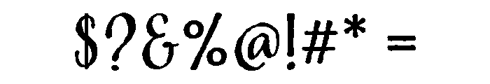 Adorn Sans Condensed Regular Font OTHER CHARS