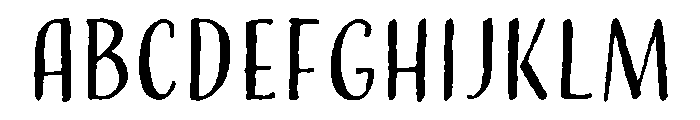 Adorn Sans Condensed Regular Font UPPERCASE