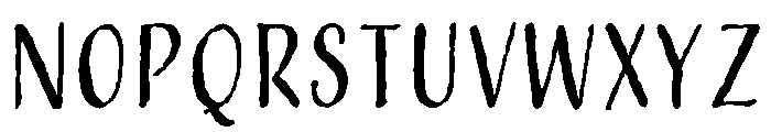 Adorn Sans Condensed Regular Font UPPERCASE