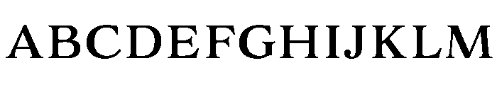 Adorn Serif Smooth Font UPPERCASE