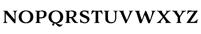 Adorn Serif Smooth Font LOWERCASE