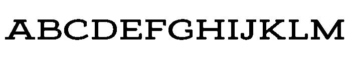Adorn Slab Serif Bold Smooth Font UPPERCASE