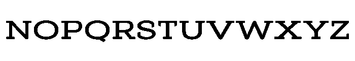 Adorn Slab Serif Bold Smooth Font UPPERCASE