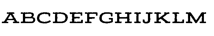 Adorn Slab Serif Bold Font UPPERCASE