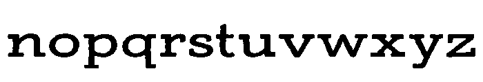 Adorn Slab Serif Bold Font LOWERCASE