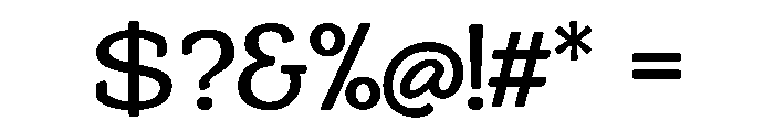 Adorn Slab Serif Regular Smooth Font OTHER CHARS