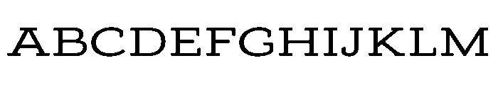 Adorn Slab Serif Regular Smooth Font UPPERCASE