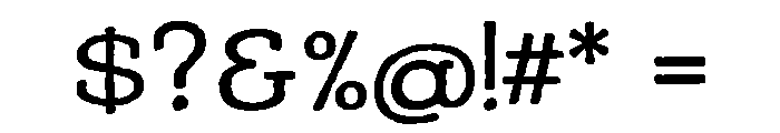 Adorn Slab Serif Regular Font OTHER CHARS